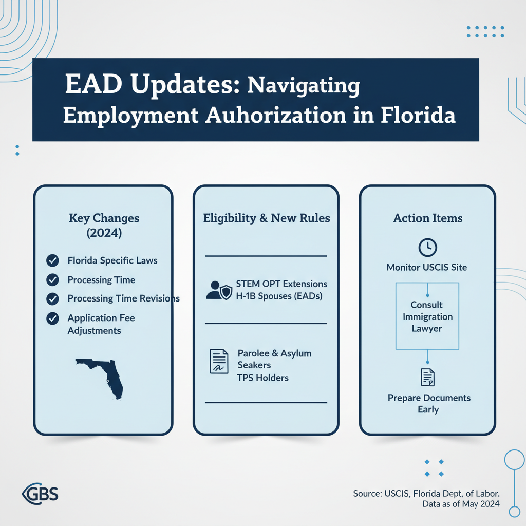 EAD Updates: Navigating Employment Authorization in Florida - Key Statistics