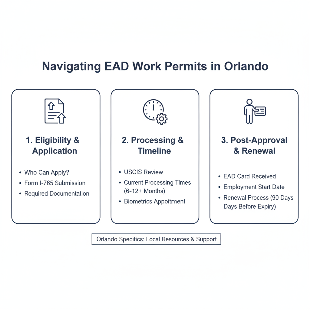 EAD Updates: Navigating Work Permit Processing in Orlando & - Key Statistics