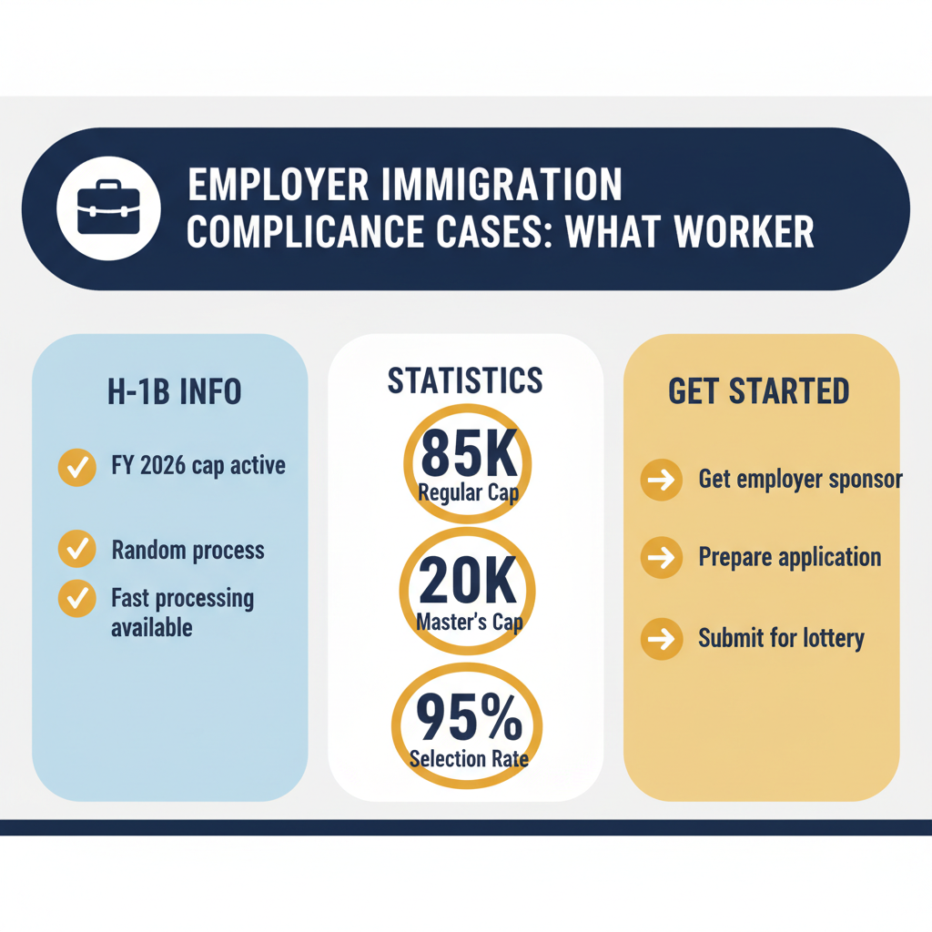 Casos de Cumplimiento Migratorio del Empleador: Lo que las Personas Trabajadoras Deben Saber en 2026 — 11 de enero de 2026, 3:01 a. m. - Key Statistics