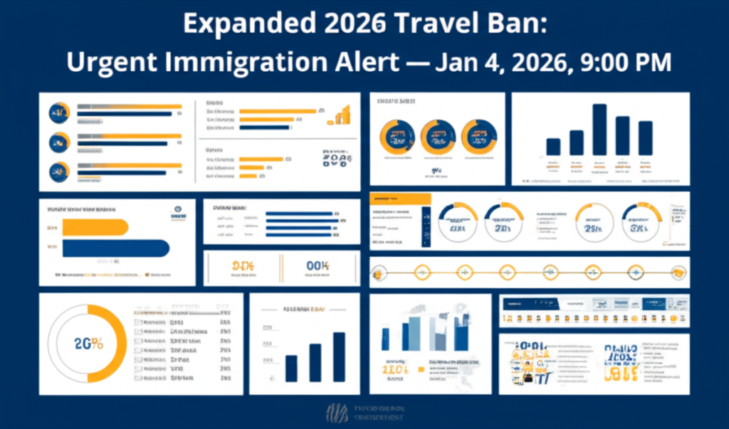 Prohibición Ampliada de Viajes 2026: Alerta Urgente de Inmigración — 4 de enero de 2026, 9:00 PM - Key Statistics