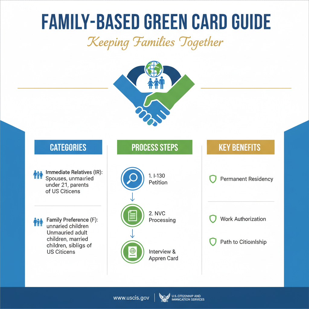 Guía Tarjeta Verde Familiar I-130 2026: Reúna a su Familia en Orlando - Key Statistics