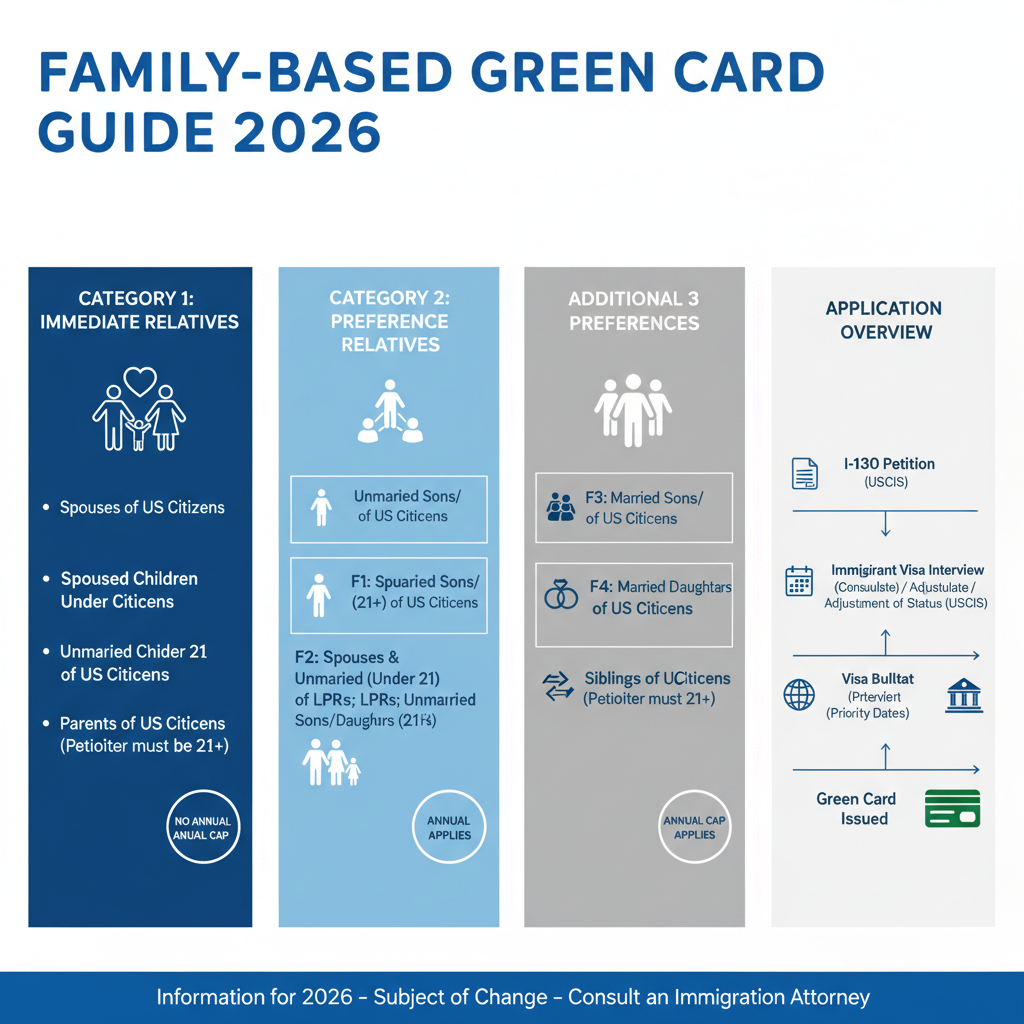 Family-Based Green Card Guide 2026: Uniting Families in the U.S. - Key Statistics