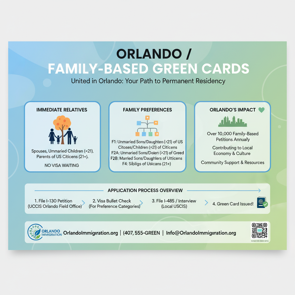Guía Completa: Green Card Familiar para Reunir a Tu Familia en Orlando - Key Statistics