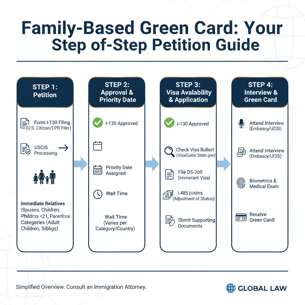 Family-Based Green Card: Your Step-by-Step Petition Guide - Key Statistics