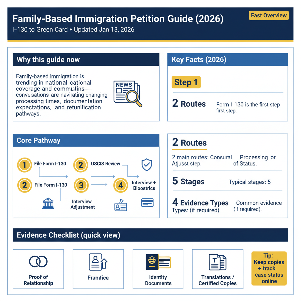 Guía 2026: Petición Familiar I-130 hasta la Green Card (Florida) - Key Statistics