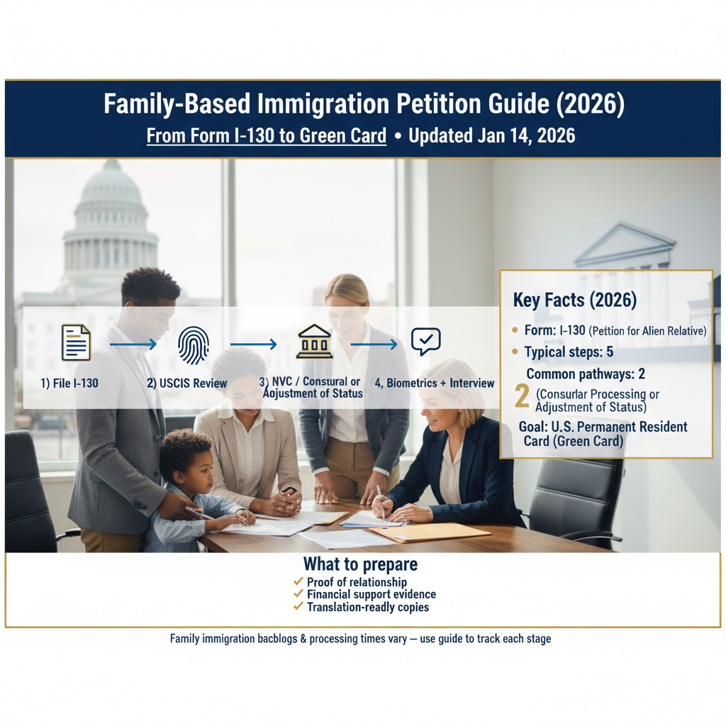 Guía 2026: Petición Familiar I-130 a Green Card Paso a Paso - Key Statistics