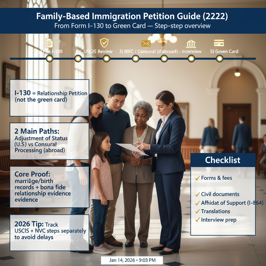 Guía 2026: Petición Familiar I-130 a Green Card Paso a Paso - Key Statistics