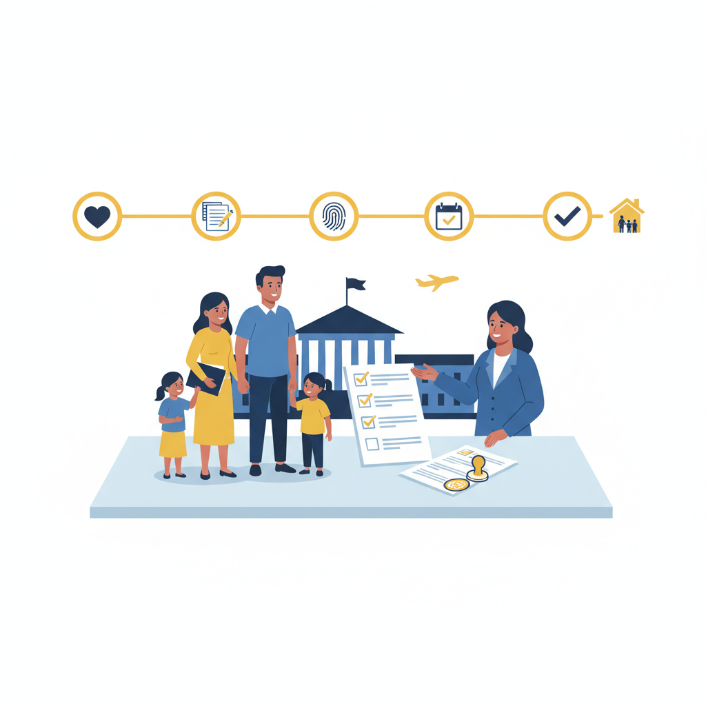 Guía 2026: Petición Familiar I-130 y Green Card Paso a Paso - Concept