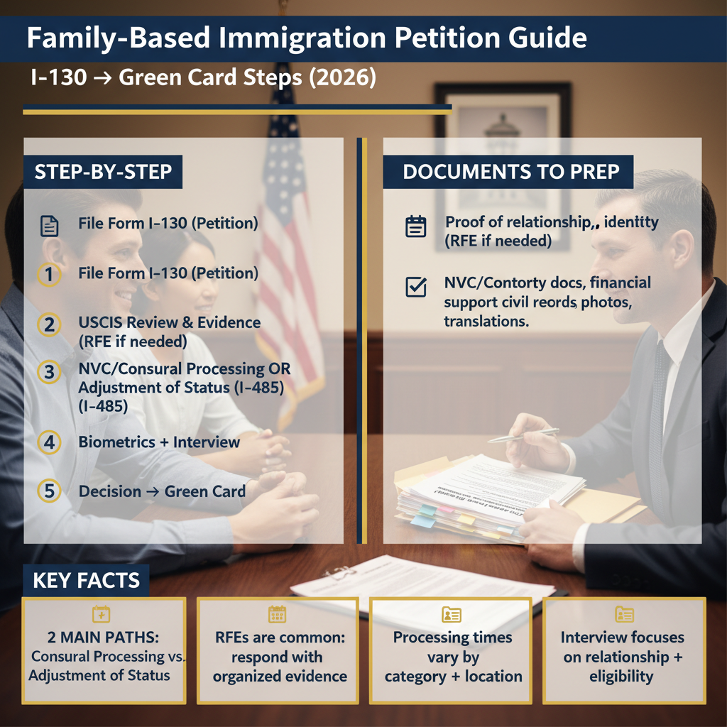 Guía 2026: Petición Familiar I-130 a Green Card (I-485) en Florida - Key Statistics