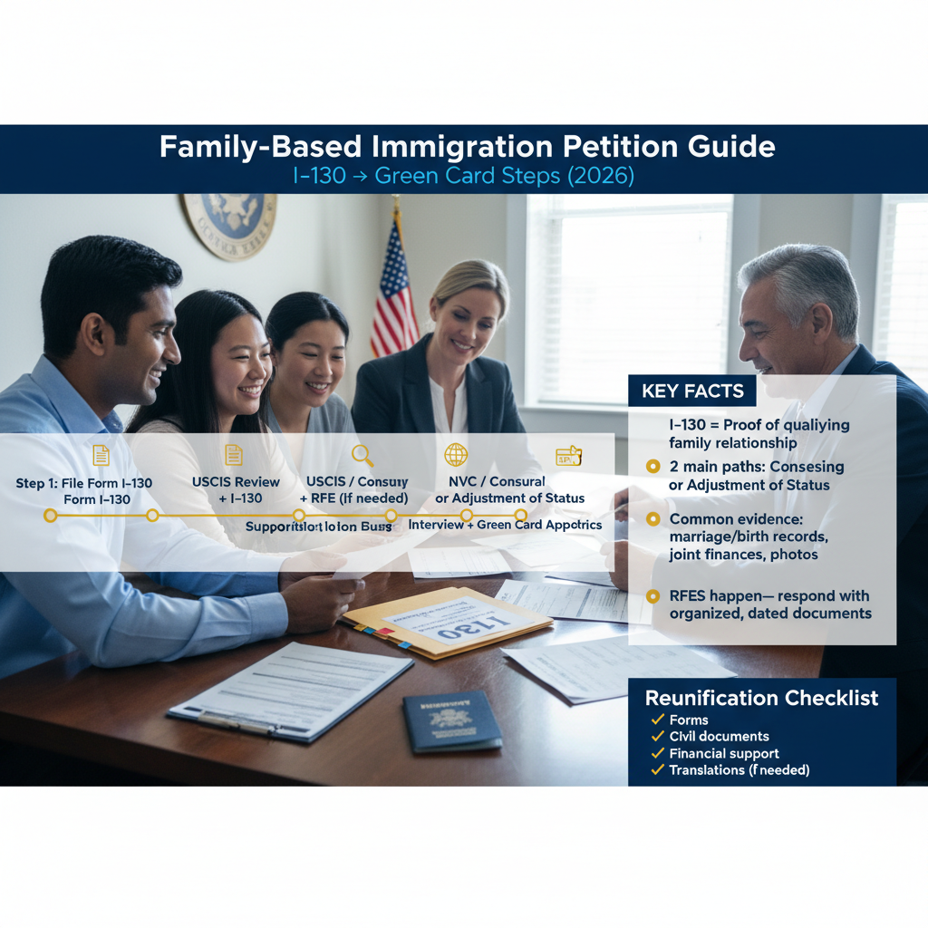 Guía I-130 a Green Card 2026: Petición Familiar Paso a Paso - Key Statistics