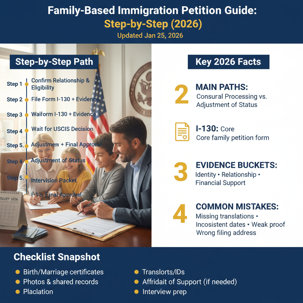 Family-Based Immigration Petition Guide: Step-by-Step in 2026 — Jan 25, 2026, 6:03 PM - Key Statistics
