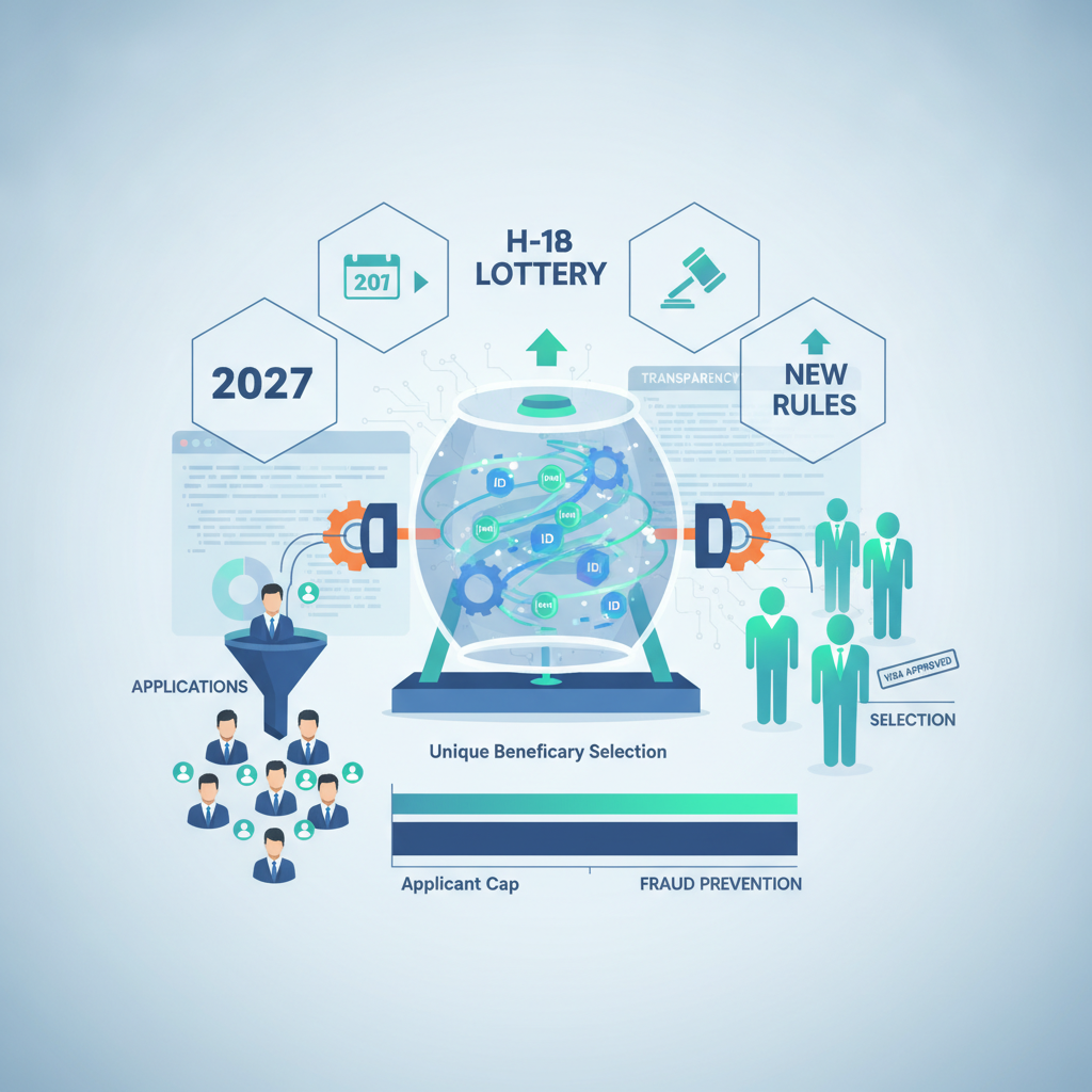 Navegando las Nuevas Reglas de la Lotería H-1B FY2027 - Concept