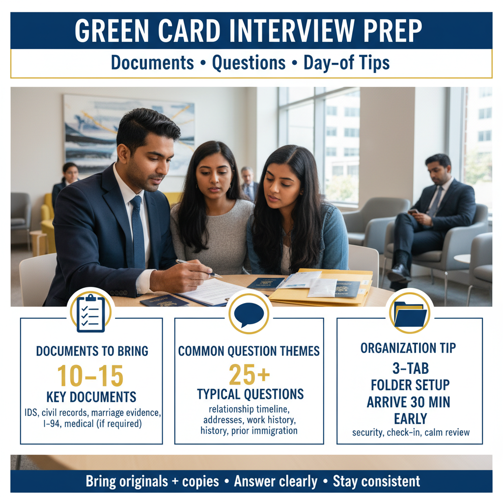 Green Card Interview Prep: Documents, Questions... - Key Statistics