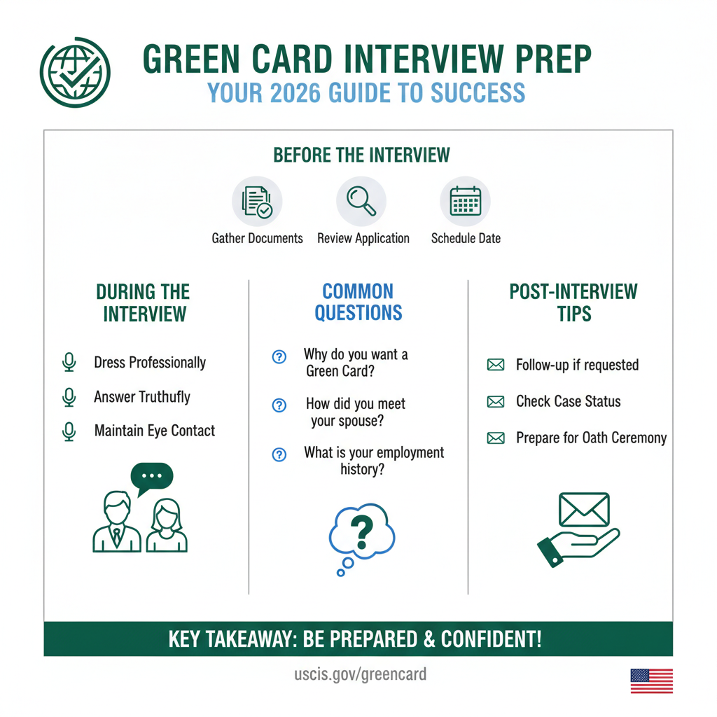 Green Card Interview Prep: Your 2026 Guide to Success - Key Statistics