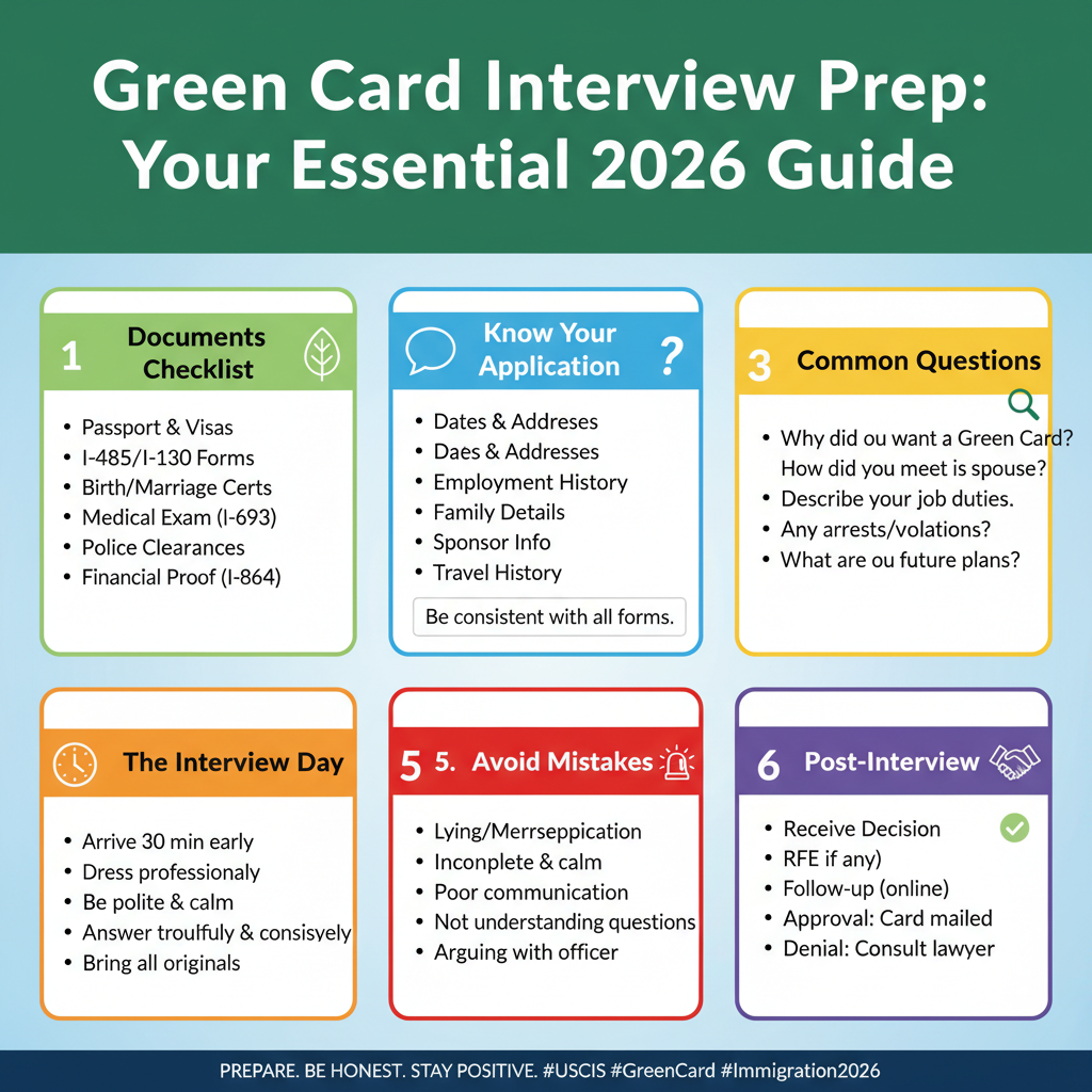 Green Card Interview Prep: Your Essential 2026 Guide - Key Statistics