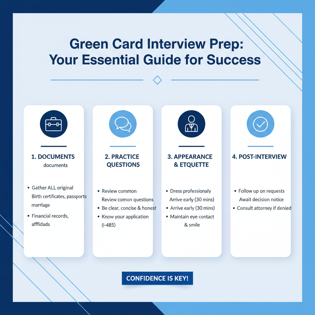 Green Card Interview Prep: Your Essential Guide for a Successful - Key Statistics