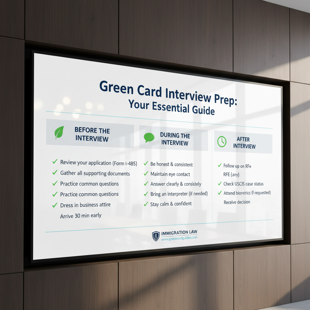 Green Card Interview Prep: Your Essential Guide for Success in - Key Statistics