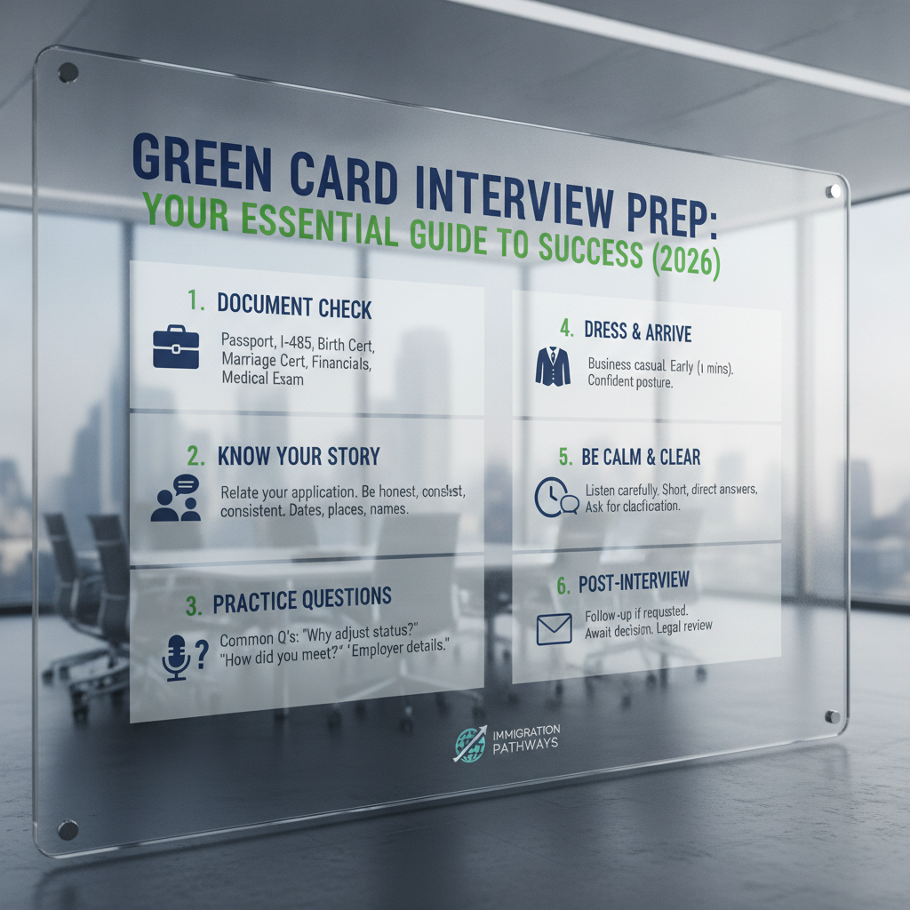 Green Card Interview Prep: Your Essential Guide to Success (2026) - Key Statistics