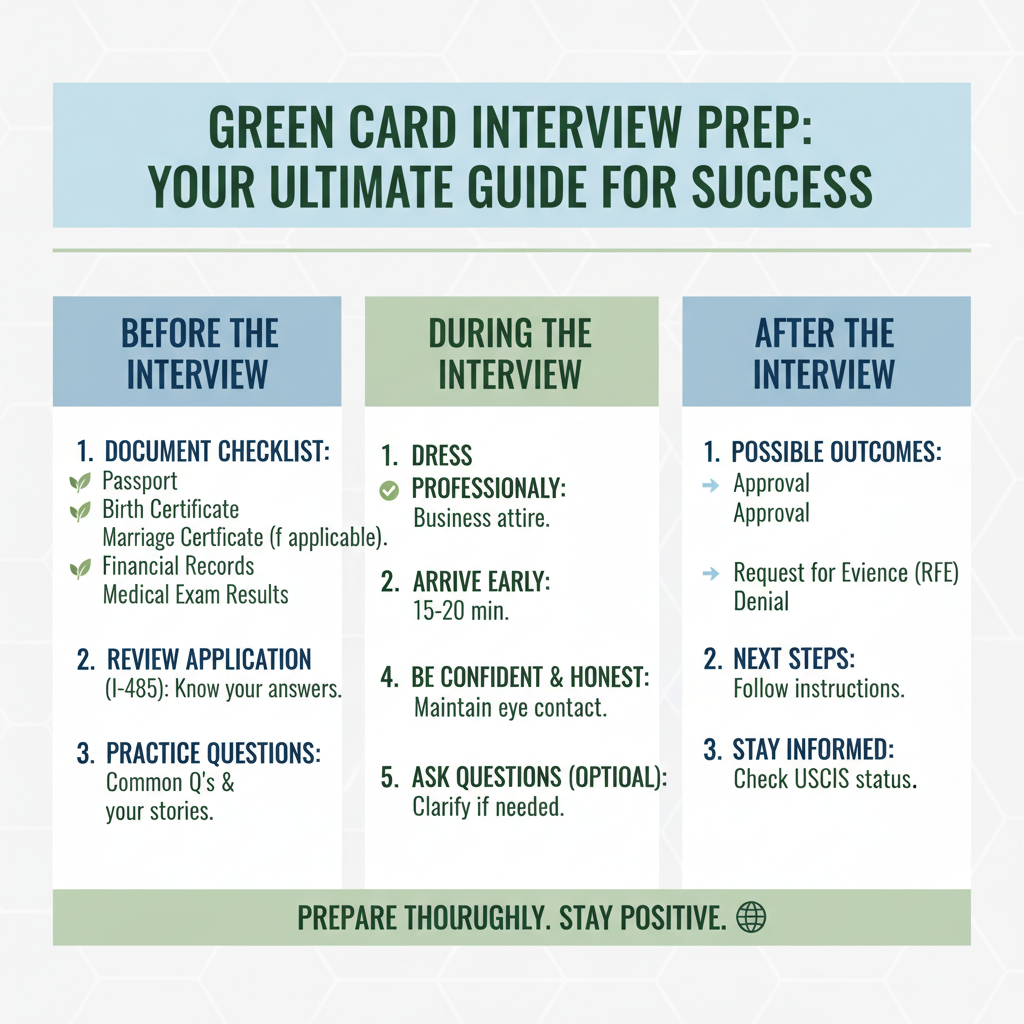 Green Card Interview Prep: Your Ultimate Guide for Success - Key Statistics