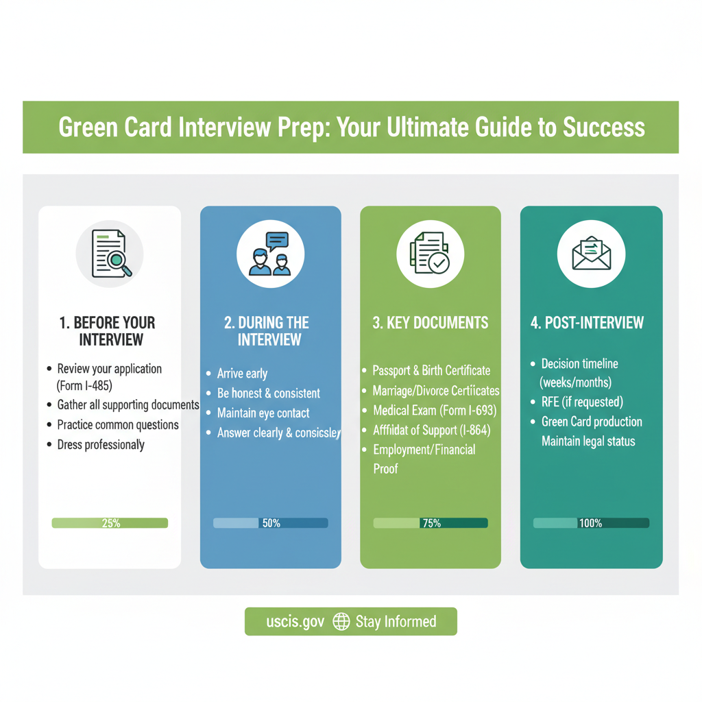 Guía Definitiva para la Entrevista de Green Card en 2026 - Key Statistics