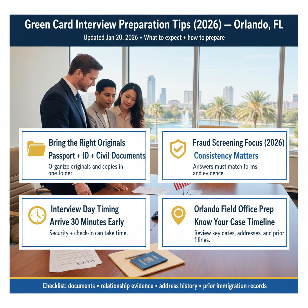 Entrevista de Green Card 2026: Guía en Orlando para Aprobar - Key Statistics