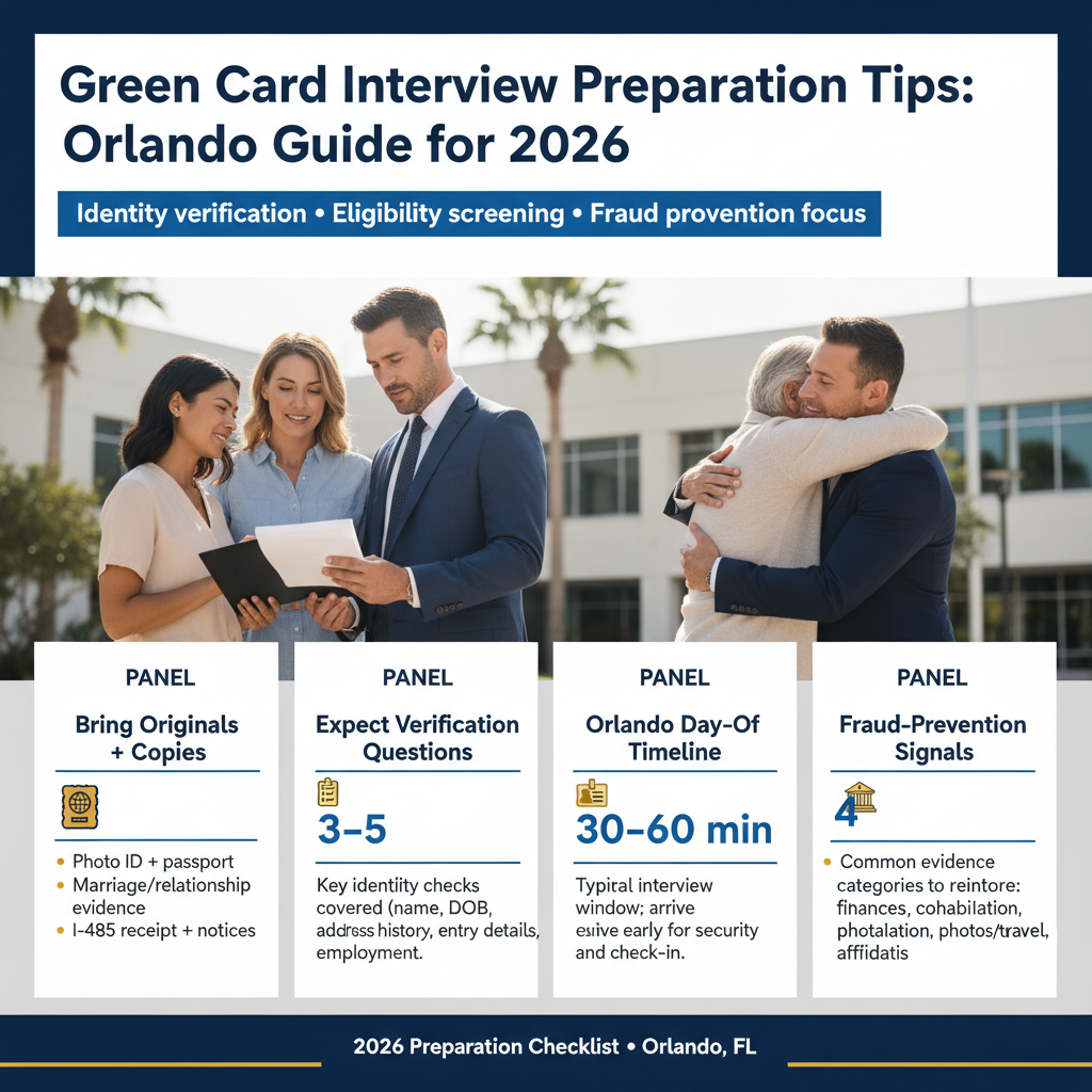 Preparación para la Entrevista de Green Card en Orlando (2026) - Key Statistics