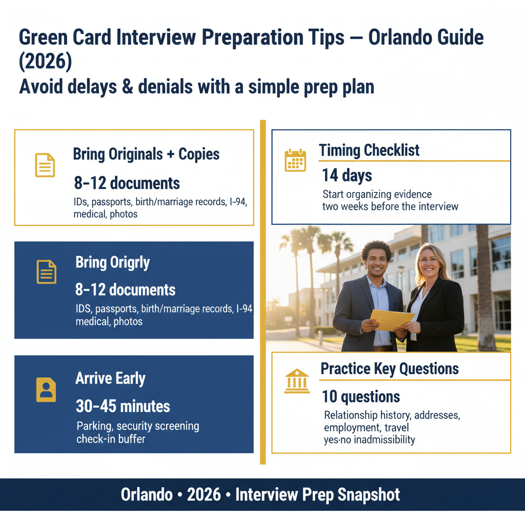 Entrevista de Green Card en 2026: Guía en Orlando y Checklist - Key Statistics
