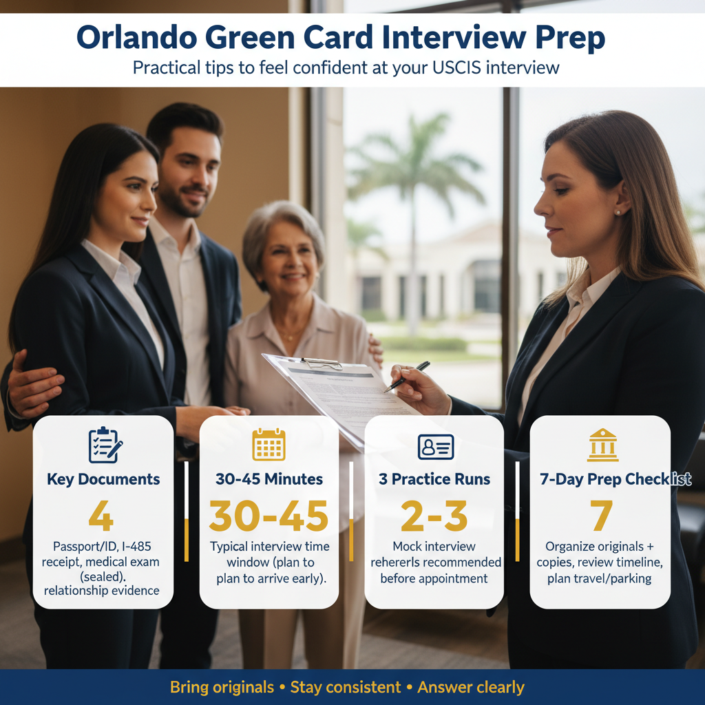 Green Card Interview Preparation Tips: Orlando Guide to Getting Approved — Jan 29, 2026, 12:18 PM - Key Statistics