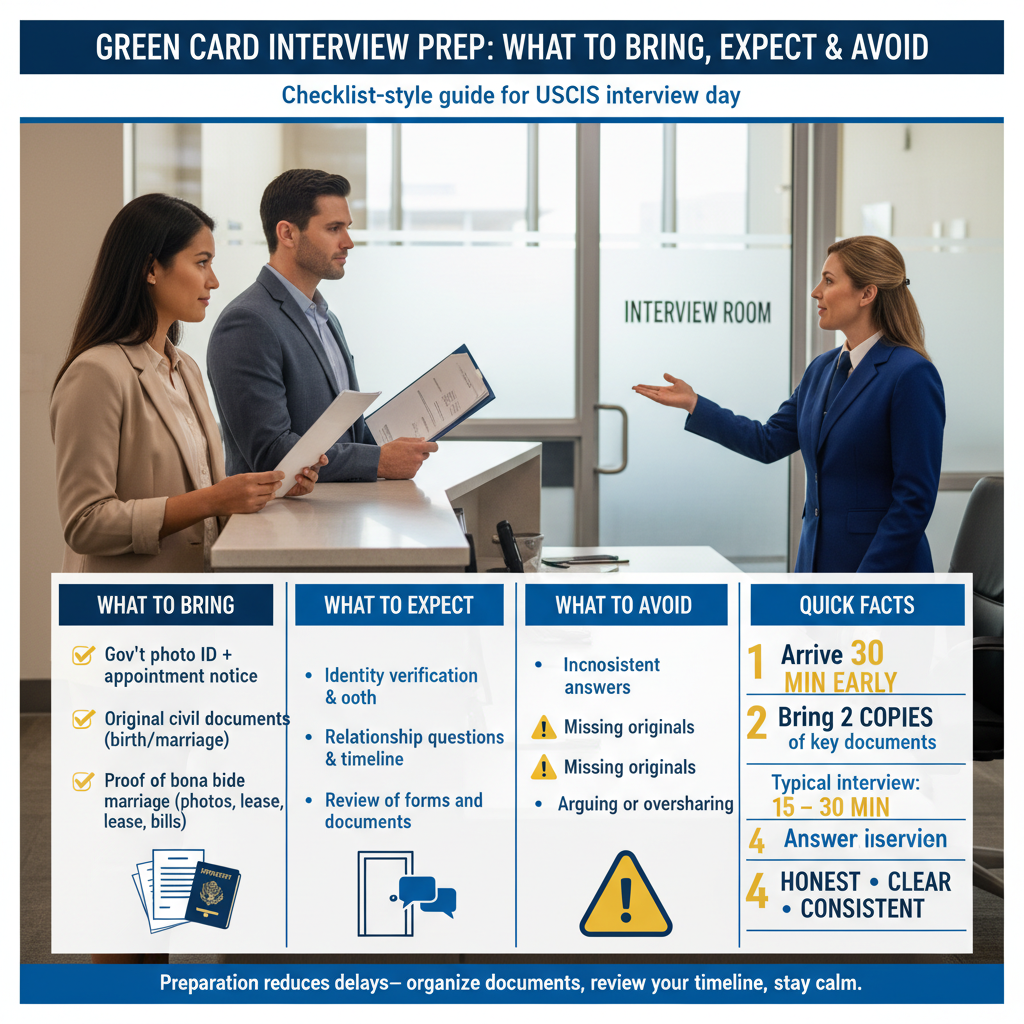 Green Card Interview Preparation Tips: What to Bring, Expect & Avoid — Feb 2, 2026, 12:18 AM - Key Statistics