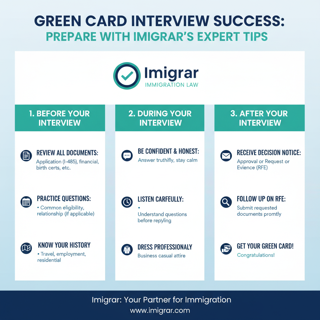Éxito en su Entrevista de Green Card: Guía Imigrar 2026 - Key Statistics