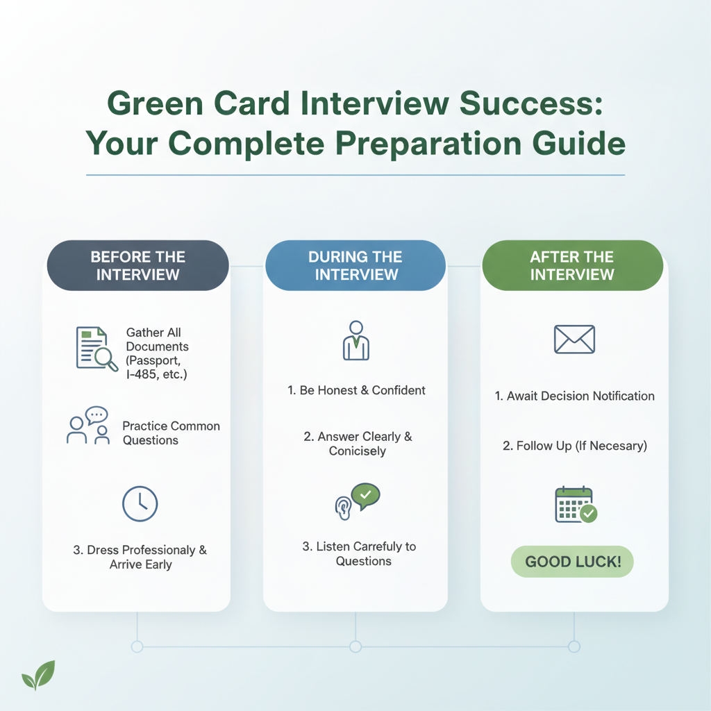 Éxito en la Entrevista de Green Card: Guía Completa de Preparación - Key Statistics