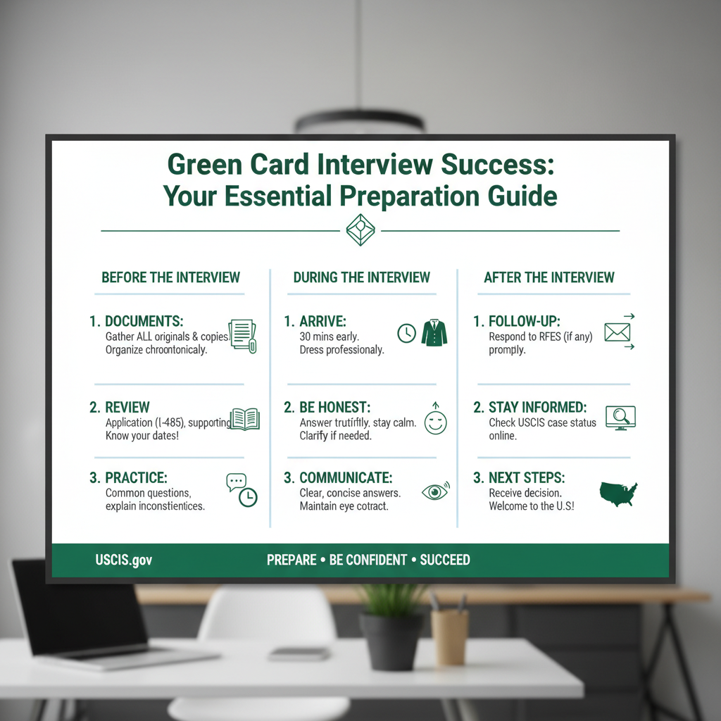 Green Card Interview Success: Your Essential Preparation Guide - Key Statistics