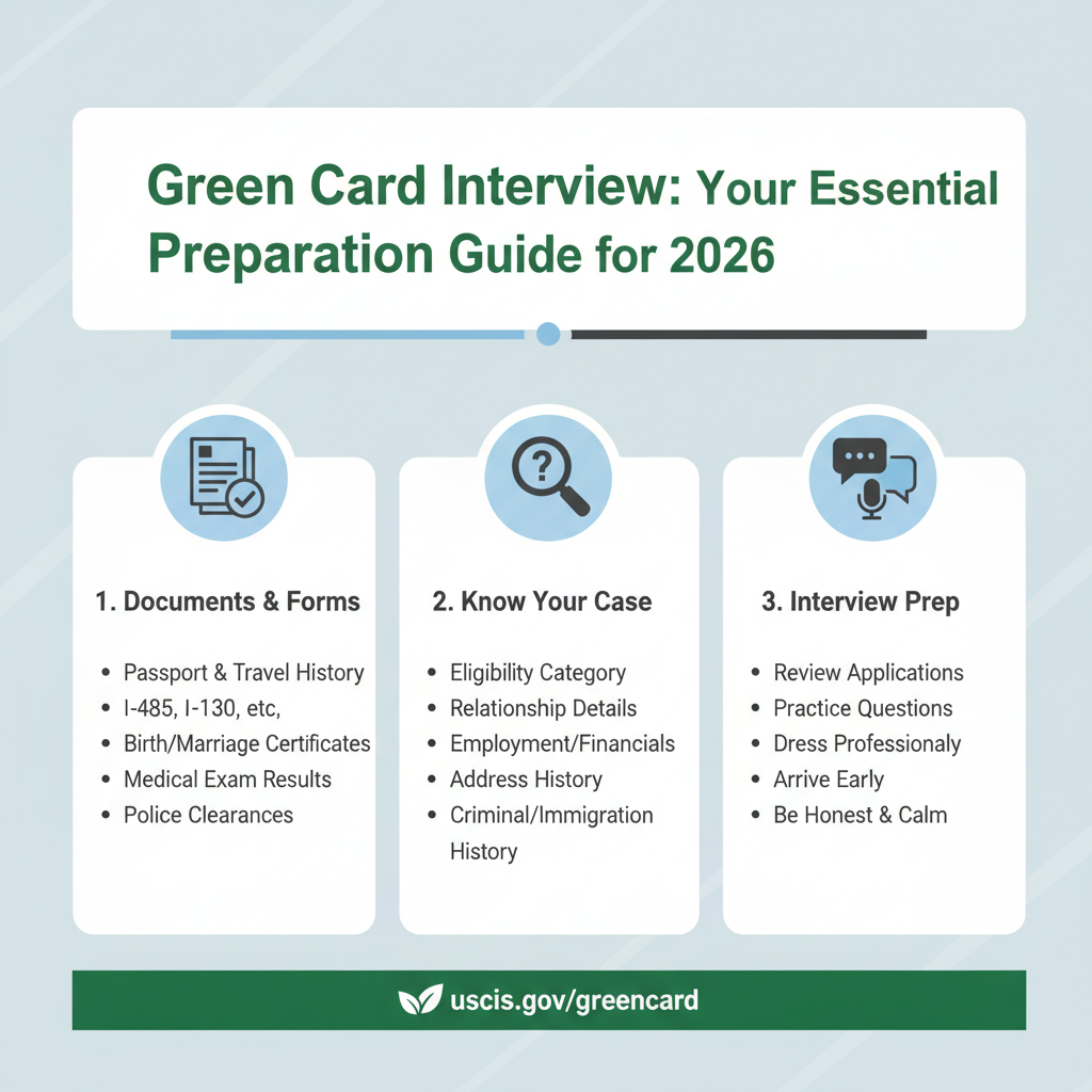 Green Card Interview: Your Essential Preparation Guide for 2026 - Key Statistics