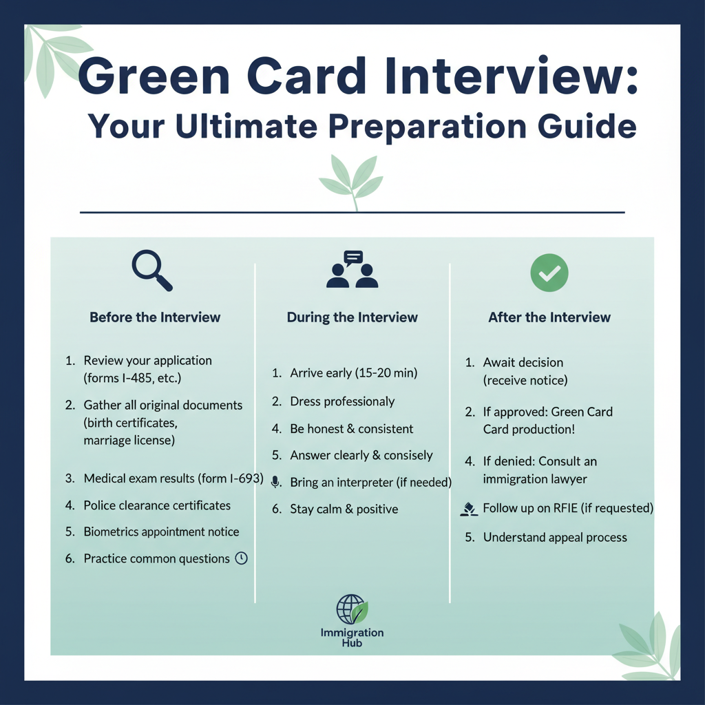 Green Card Interview: Your Ultimate Guide to Preparation & - Key Statistics