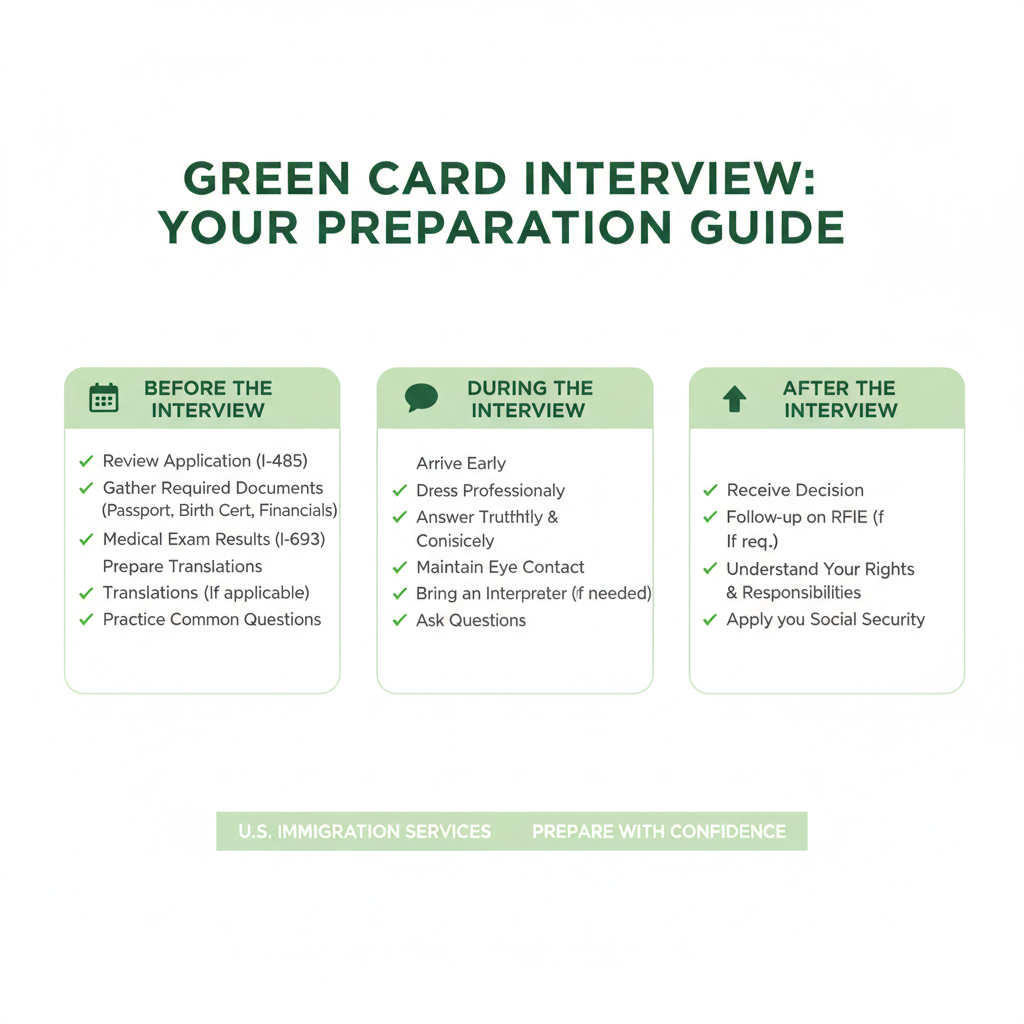 Entrevista Green Card: Guía Definitiva de Preparación - Key Statistics