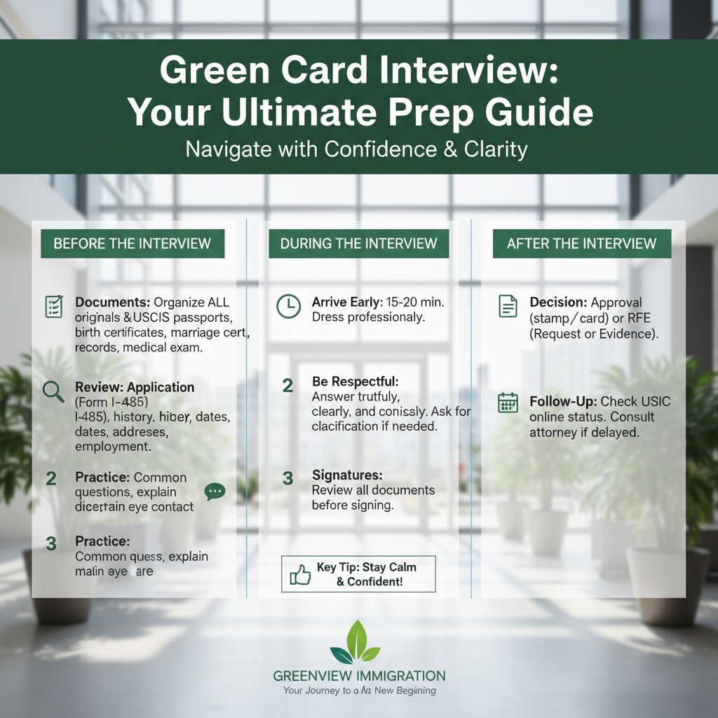Green Card Interview: Your Ultimate Prep Guide for Success in - Key Statistics
