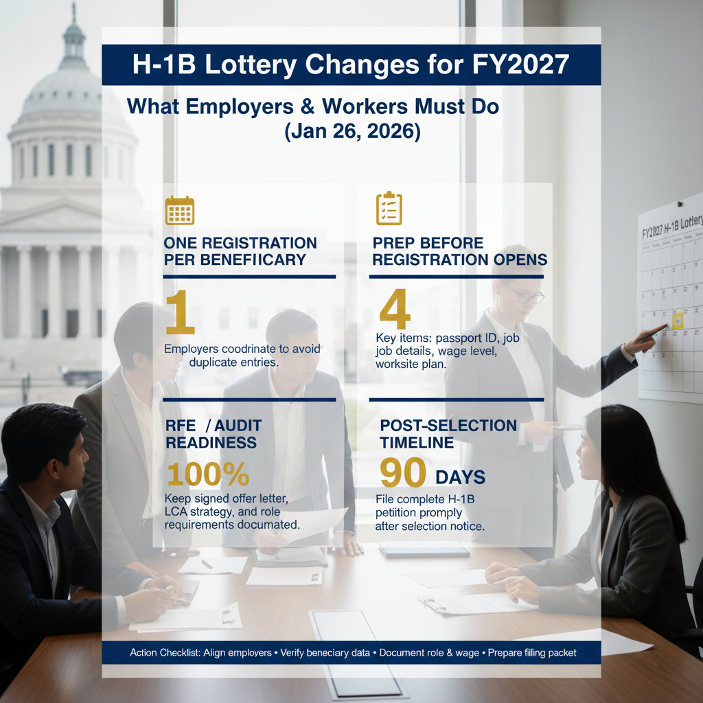 H-1B Lottery Changes for FY2027: What Employers & Workers Must Do — Jan 26, 2026, 12:02 PM - Key Statistics