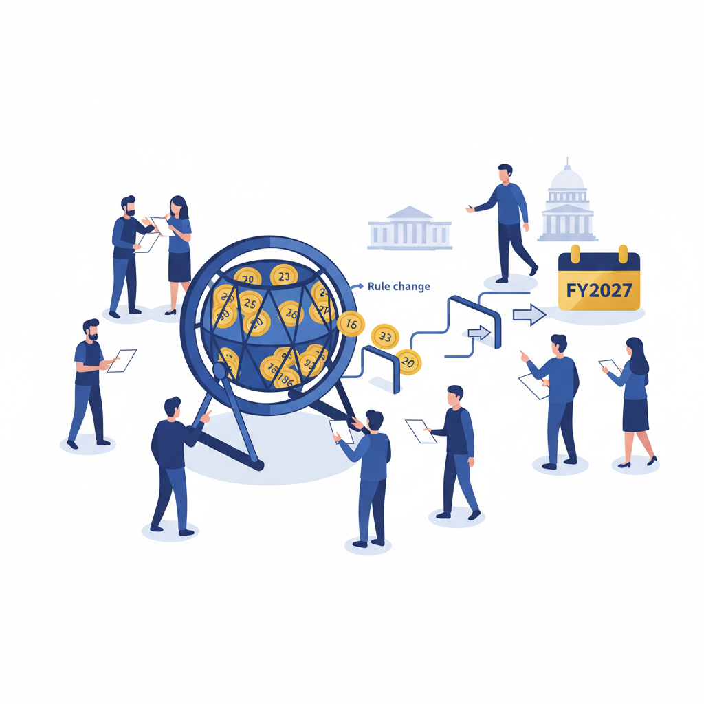 H-1B Lottery Changes for FY2027: What Employers & Workers Must Know — Feb 1, 2026, 9:18 AM - Concept