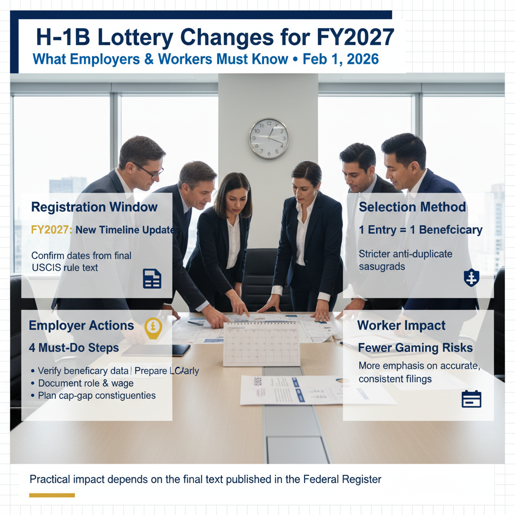 H-1B Lottery Changes for FY2027: What Employers & Workers Must Know — Feb 1, 2026, 9:18 AM - Key Statistics