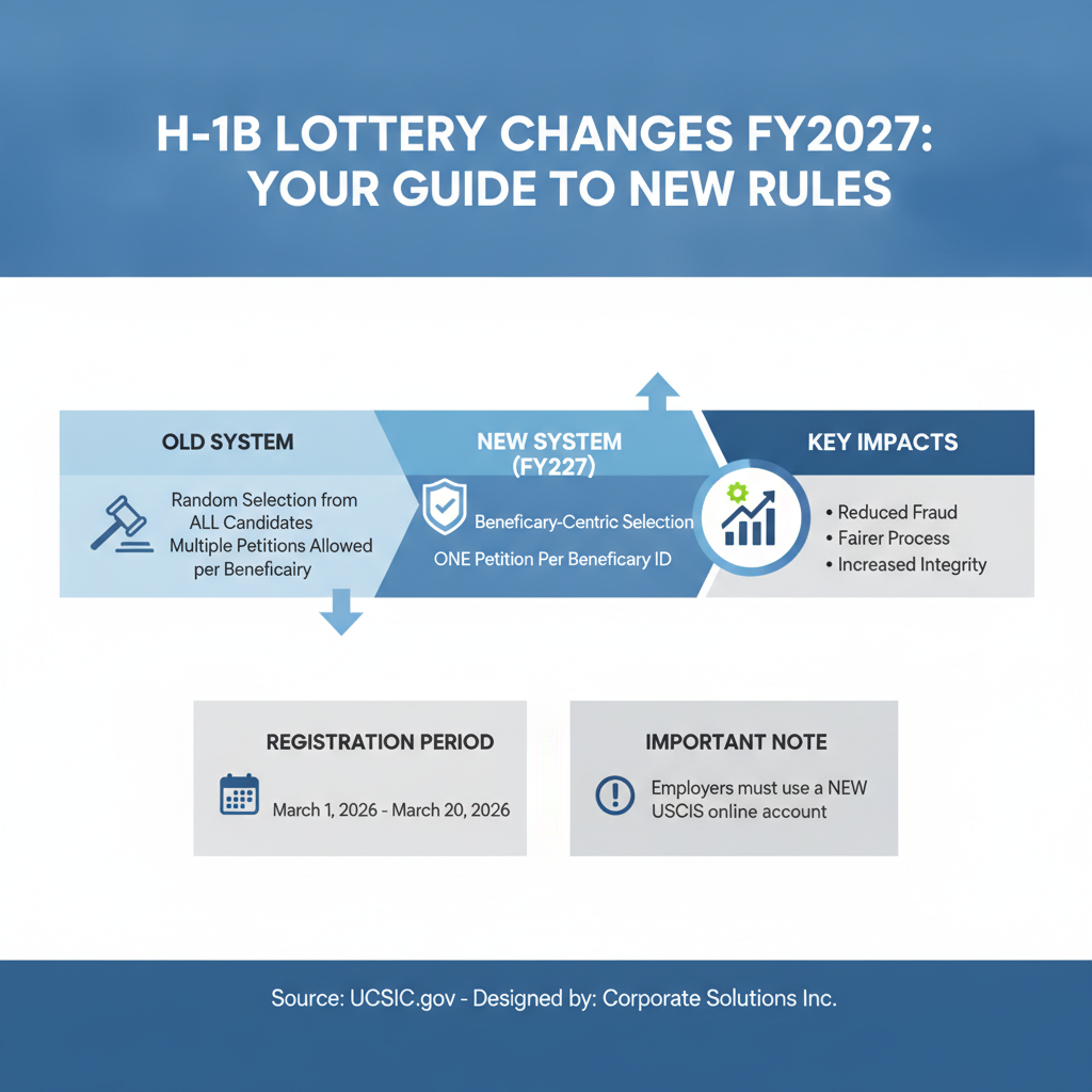 Cambios Lotería H-1B FY2027: Guía Imigrar - Key Statistics