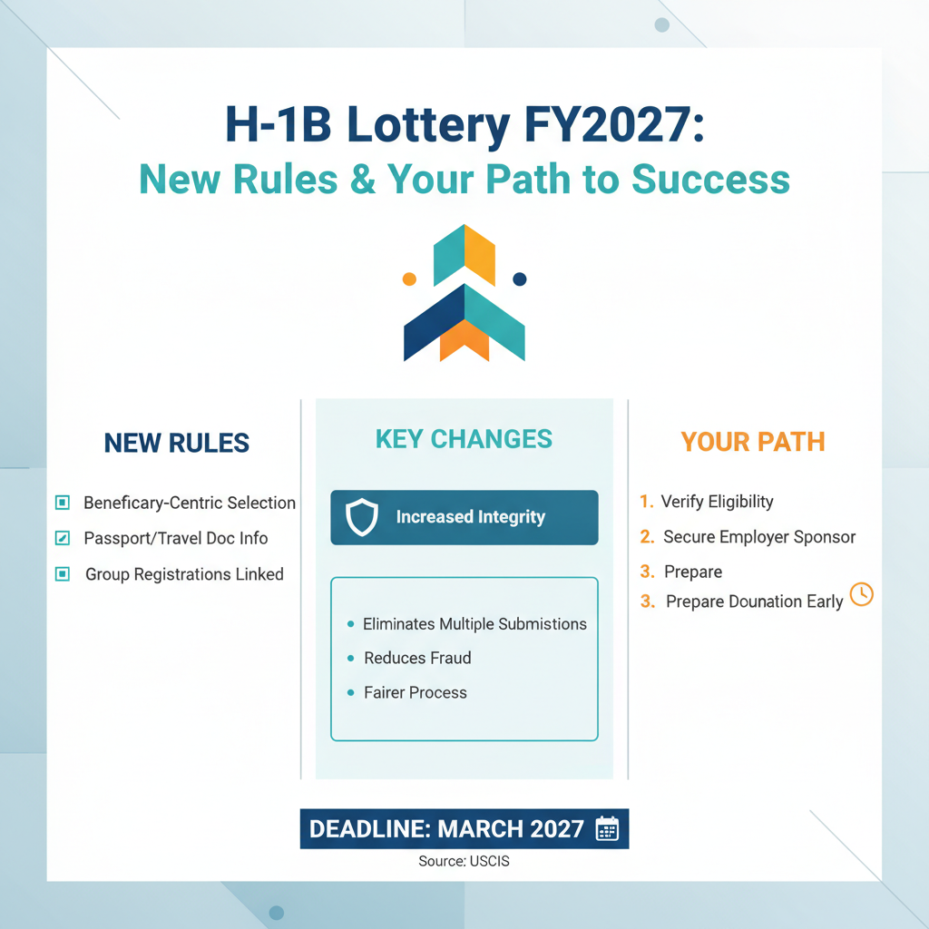 Lotería H-1B FY2027: Nuevas Reglas y Tu Éxito en EE. UU. - Key Statistics
