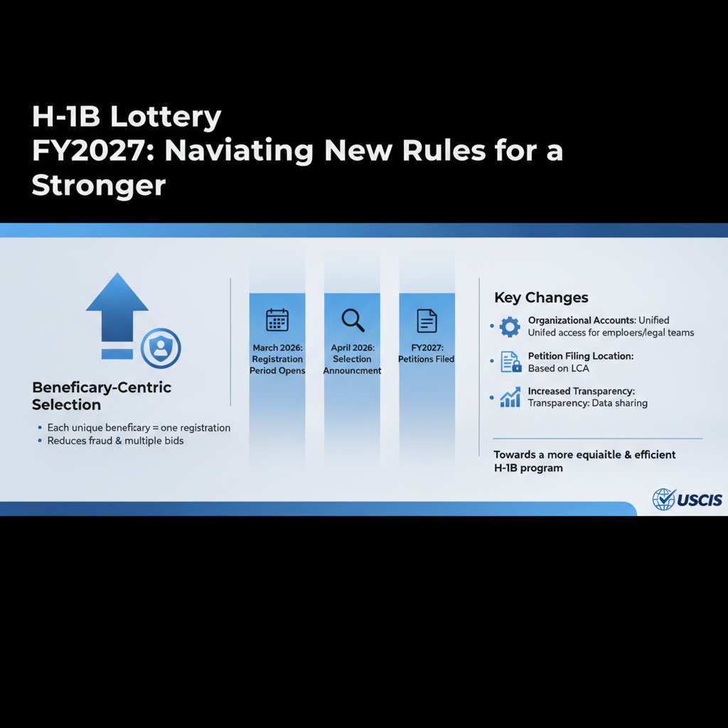 Lotería H-1B FY2027: Navegando las Nuevas Reglas Centradas en el Beneficiario - Key Statistics