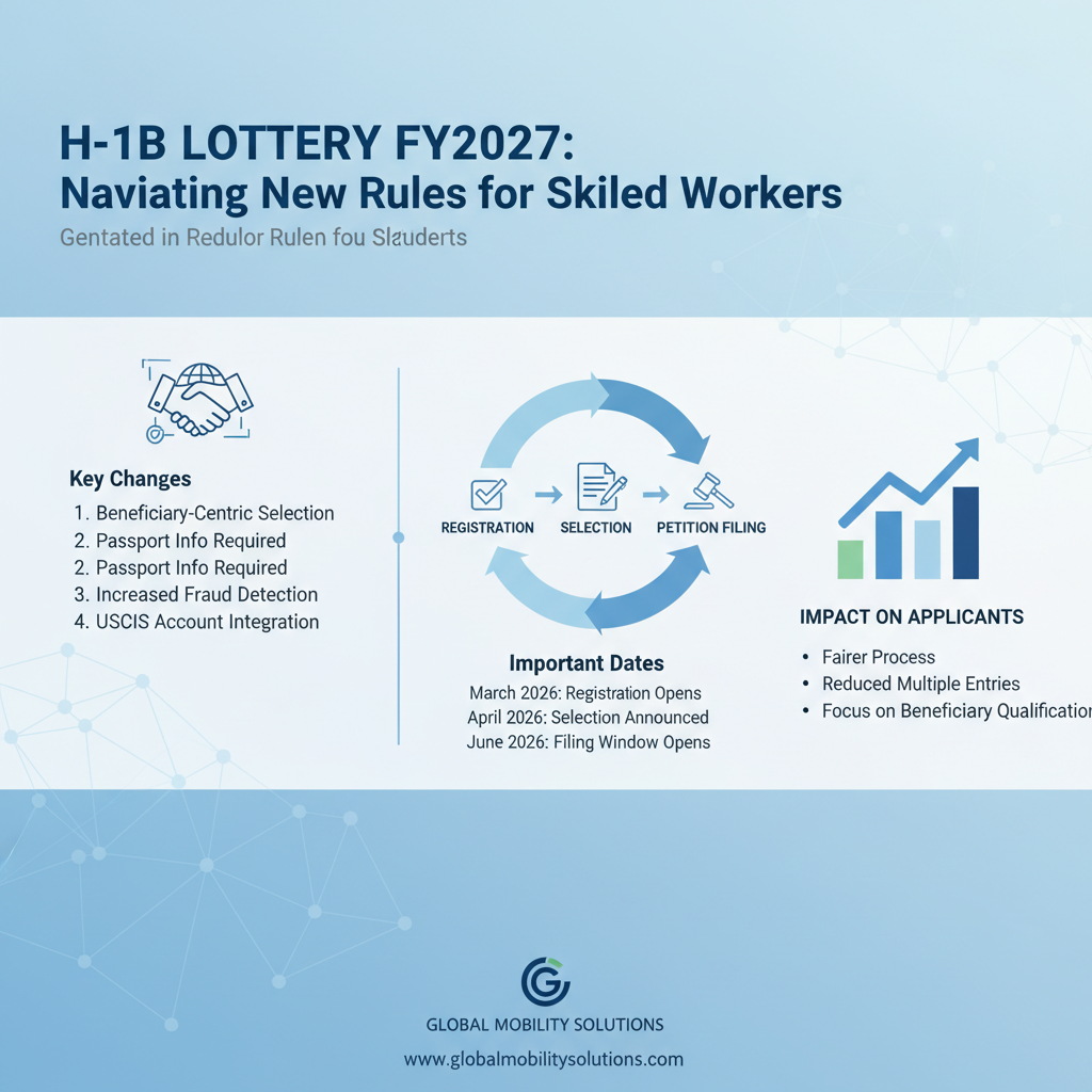 H-1B Lottery FY2027: Navigating New Rules for Skilled Workers - Key Statistics