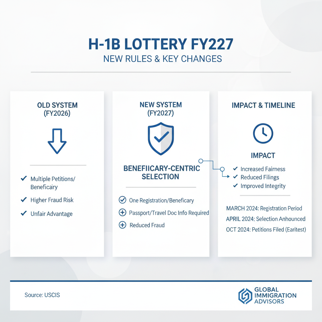 Lotería H-1B FY2027: Nuevas Reglas y Guía Completa para Inmigrantes - Key Statistics