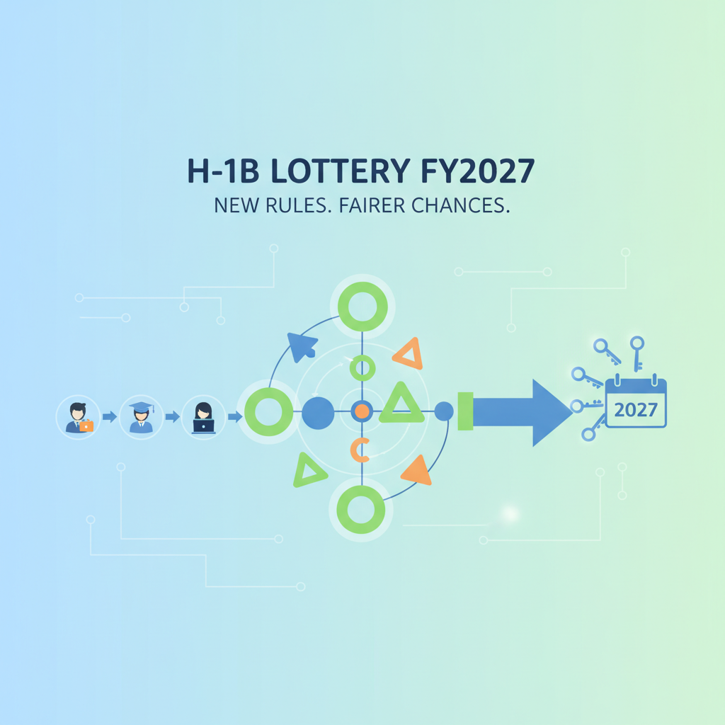 H-1B Lottery FY2027: New Rules, Fairer Chances, and Your Next - Concept