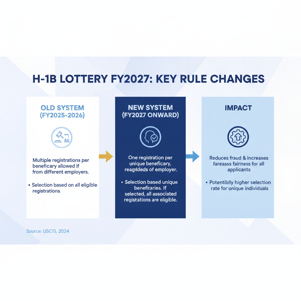 Lotería H-1B FY2027: Nuevas Reglas y Tu Visa de Trabajo en EE. UU. - Key Statistics
