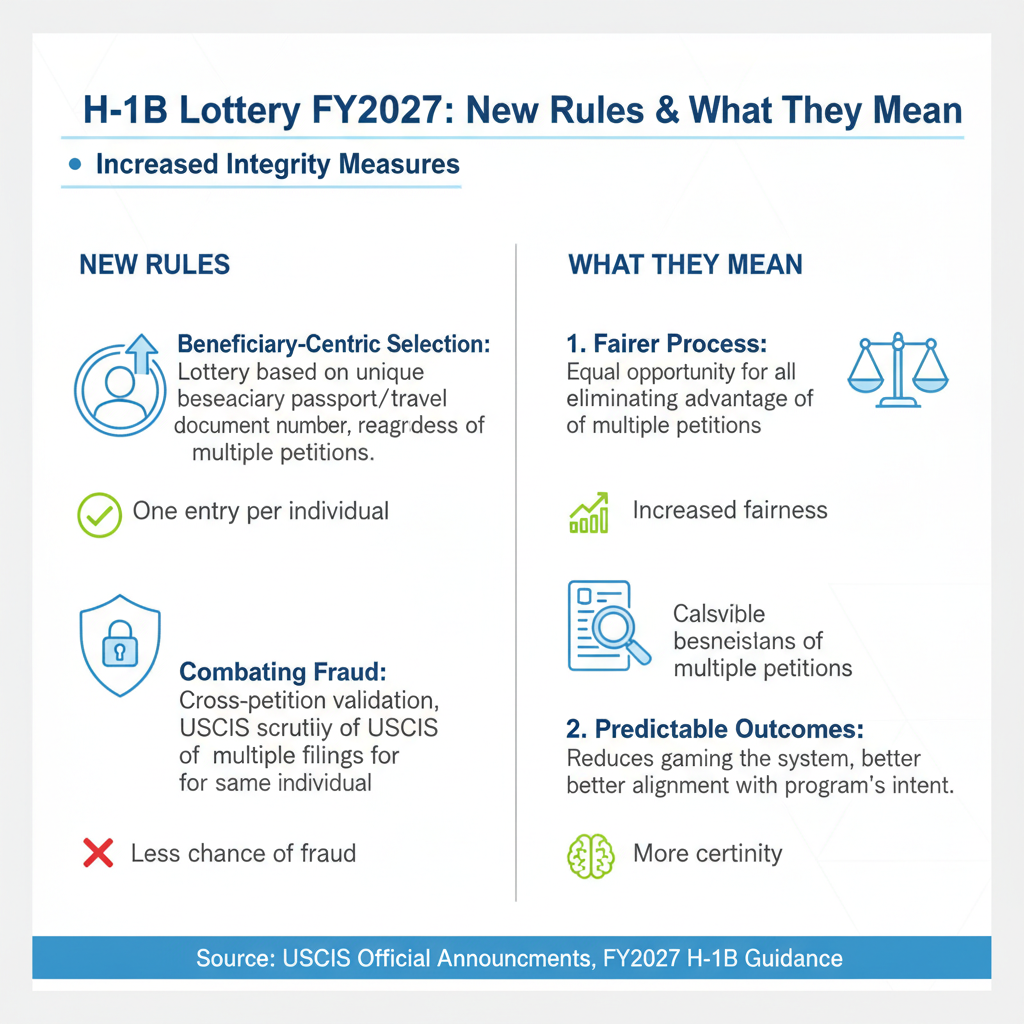 Lotería H-1B FY2027: Nuevas Reglas y su Impacto - Key Statistics