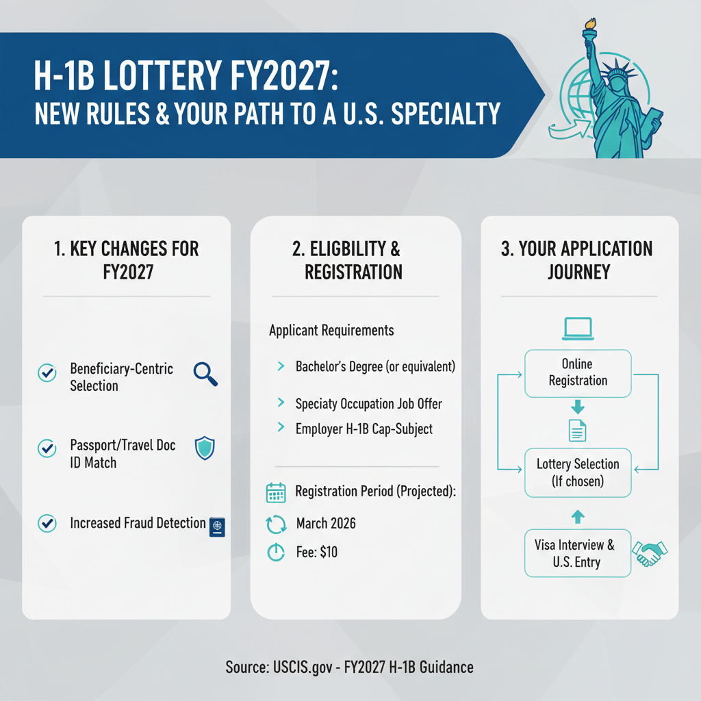 Lotería H-1B FY2027: Nuevas Reglas y Su Camino a una Ocupación Especializada en EE. UU. - Key Statistics