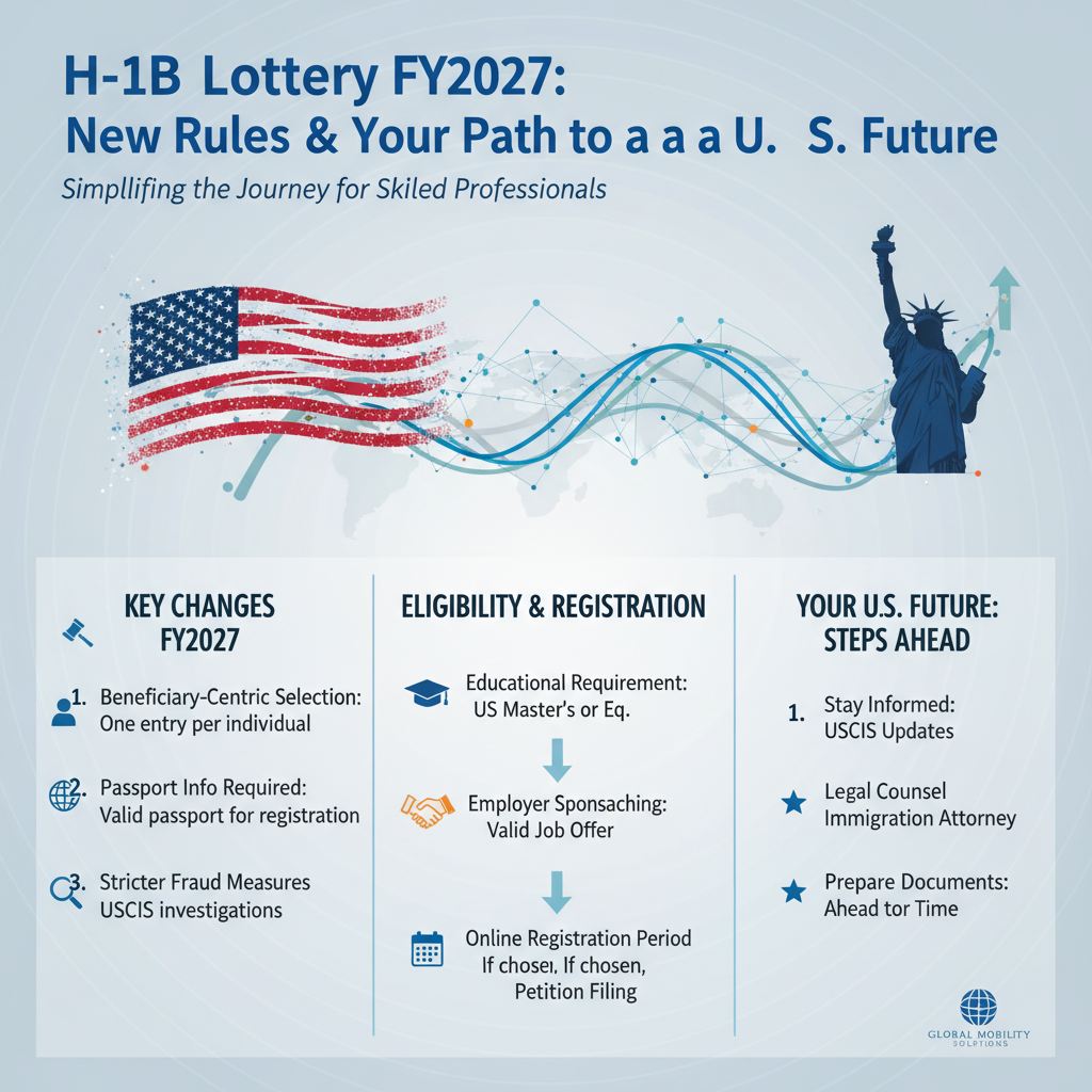 Lotería H-1B FY2027: Nuevas Reglas y Su Camino a la Visa - Key Statistics