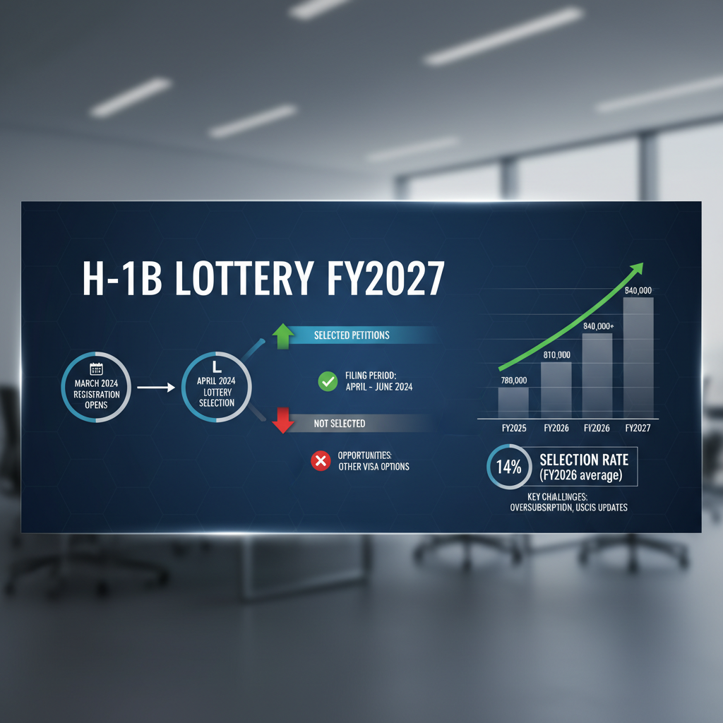 H-1B Lottery FY2027: New Rules & Your Path to U.S. Work in - Key Statistics